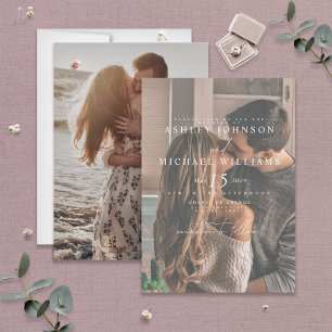 Elegant White Vellum Overlay 2 Foto Kaart