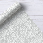 Elegant White Vintage Lace Wedding Cadeaupapier