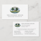 Elegant White Visitekaartje (Voorkant / Achterkant)