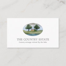 Elegant White Visitekaartje