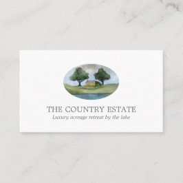 Elegant White Visitekaartje