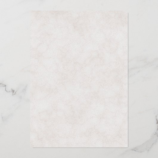 Elegant White Waterverf Floral Wedding Folie Uitnodiging (Achterkant)