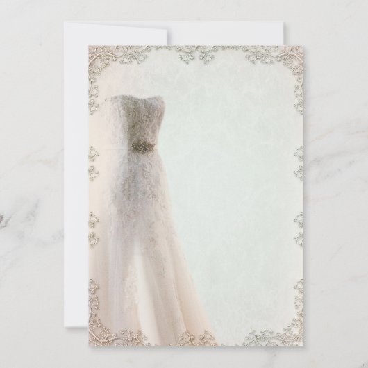 Elegant White Wedding Rehearsal Uitnodiging (Achterkant)