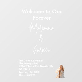 Elegant White Weddings Celebrating Love Romance Raamsticker