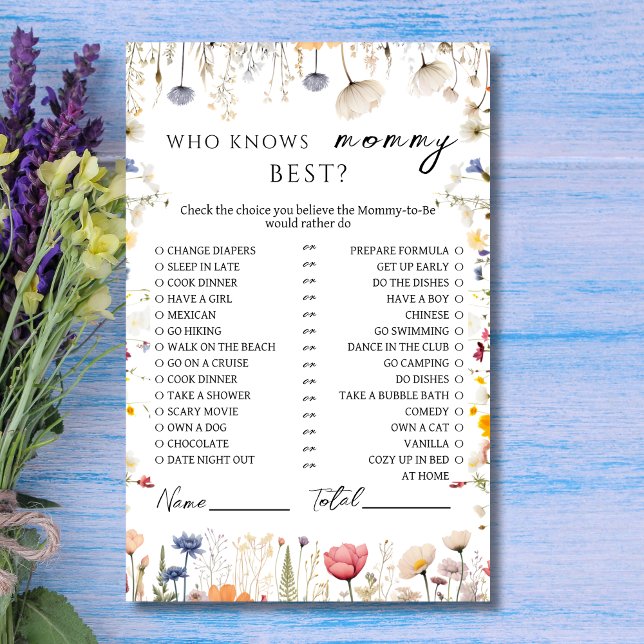 Elegant White Wildflower Mommy To Be Baby Shower (Creator heeft geüpload)