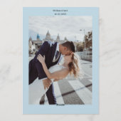 Elegant White Winter Fantasy Dragon Roses Wedding  Kaart (Achterkant)