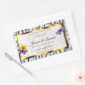 Elegant White Wood Grain Tree Bark Product Labels (Envelop)