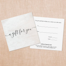 Elegant White Wood Script Font Cadeaubon
