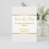 ELEGANT WHITL PASTEL SPOT RESPONS RSVP KAART (Staand voorkant)