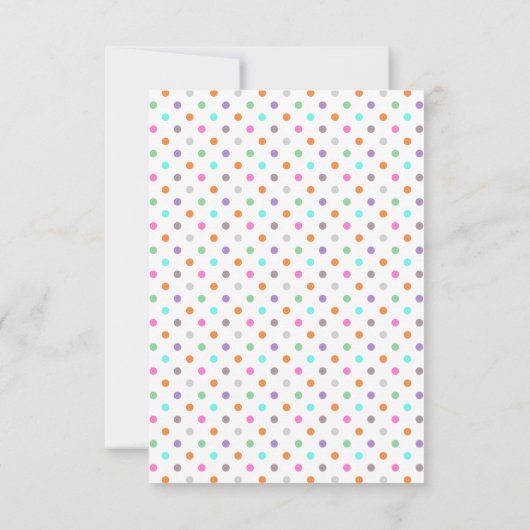 ELEGANT WHITL PASTEL SPOT RESPONS RSVP KAART (Achterkant)