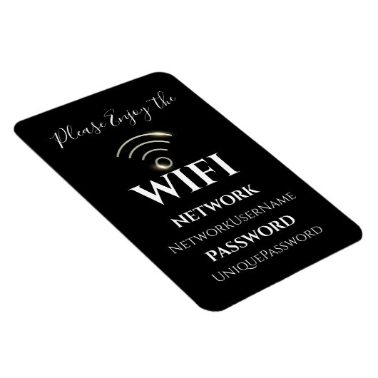 Elegant WiFi Magneet (Rechterzijde)