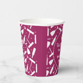 Elegant wijnproeverij avondfeest papieren bekers (Rechts)