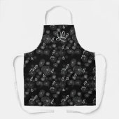Elegant Wild Flowers Doodles Apron Schort (Voorkant)