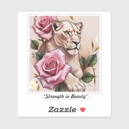 "Elegant Wild Heartbeat" Sticker (Vel)