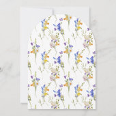 Elegant Wild & Onederful Wildflower 1e verjaardag Kaart (Achterkant)