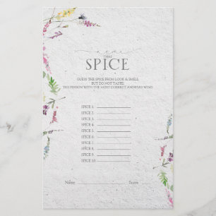 Elegant Wildbloem Botanisch Vrijgezellenfeest Game