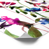 Elegant wildbloem welkomstbord poster (Hoek)