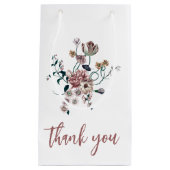 Elegant Wildbloemen Boho Klein Cadeauzakje (Voorkant)