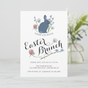 Elegant Wildbloemen & Gray Bunny, Paasbrunch Aankondiging
