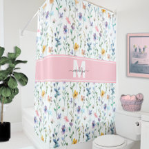 Elegant Wilde Bloem Initiaal