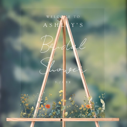 Elegant Wilde Vrijgezellenfeest Acryl Bord (Neutraal)