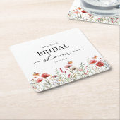 Elegant Wilde Vrijgezellenfeest Kartonnen Onderzetters (Schuin)