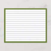 Elegant Wilde Vrijgezellenfeest Recipe Kaart (Achterkant)