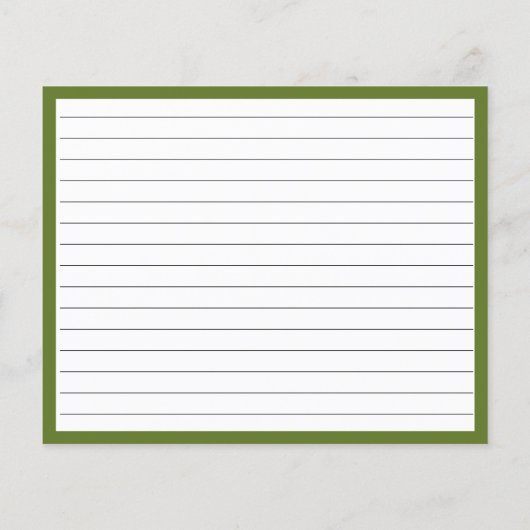 Elegant Wilde Vrijgezellenfeest Recipe Kaart (Achterkant)