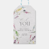 Elegant Wilde Waterverf Florence Vrijgezellenfeest Cadeaulabel (Voorkant)