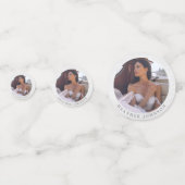 Elegant Wilde Waterverf Florence Vrijgezellenfeest Confetti (Achterkanten)