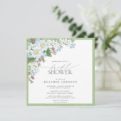 Elegant Wilde Waterverf Florence Vrijgezellenfeest Kaart (Staand voorkant)