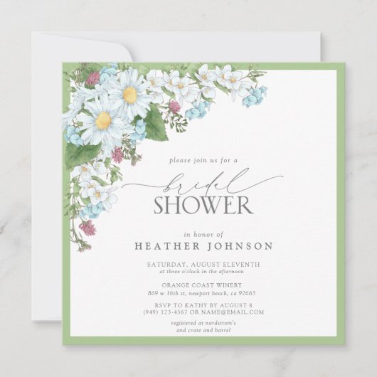 Elegant Wilde Waterverf Florence Vrijgezellenfeest Kaart (Voorkant)