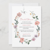 Elegant Wilde Waterverf Florence Vrijgezellenfeest Kaart (Voorkant)