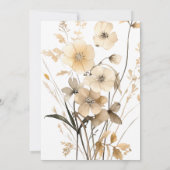 Elegant Wilde Waterverf Florence Vrijgezellenfeest Kaart (Achterkant)