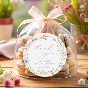 Elegant Wilde Waterverf Florence Vrijgezellenfeest Ronde Sticker