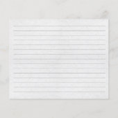 Elegant Wilde Waterverf Shower Recipcard (Achterkant)