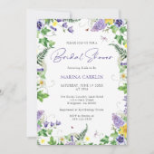 Elegant Wilde Waterverf Vrijgezellenfeest Kaart (Voorkant)