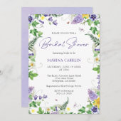 Elegant Wilde Waterverf Vrijgezellenfeest Kaart (Voorkant / Achterkant)