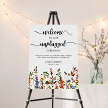 Elegant Wildflower 2 onplugging bruiloft ceremonie