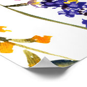 Elegant Wildflower 2 onplugging bruiloft ceremonie Poster (Hoek)