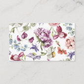 Elegant Wildflower Afstuderen Advies Kaarten (Achterkant)