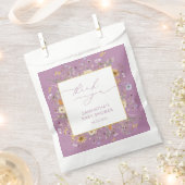 Elegant Wildflower Baby shower Dank je wel Bedankzakje (Geknipt)