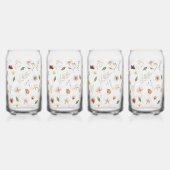 Elegant Wildflower Blikvorm Glas (Links)