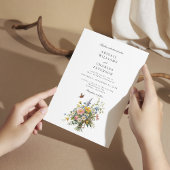 Elegant Wildflower bloei boeket Kaart