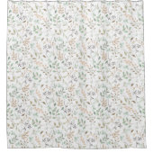 Elegant Wildflower Boho Douchegordijn (Voorkant)