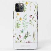Elegant Wildflower Botanisch Patroon Case-Mate iPhone Case (Achterkant)