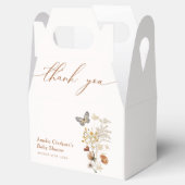 Elegant Wildflower Butterfly Baby shower Bedankdoosjes (Geopend)