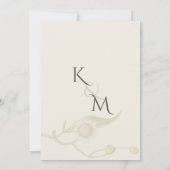Elegant Wildflower Daisy Save the Date Invitation Kaart (Achterkant)