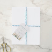 Elegant Wildflower Field Prijs Label Cadeaulabel (Met Touw)