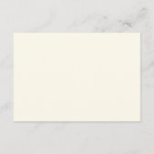 Elegant Wildflower Floral Baby shower Advieskaart (Achterkant)